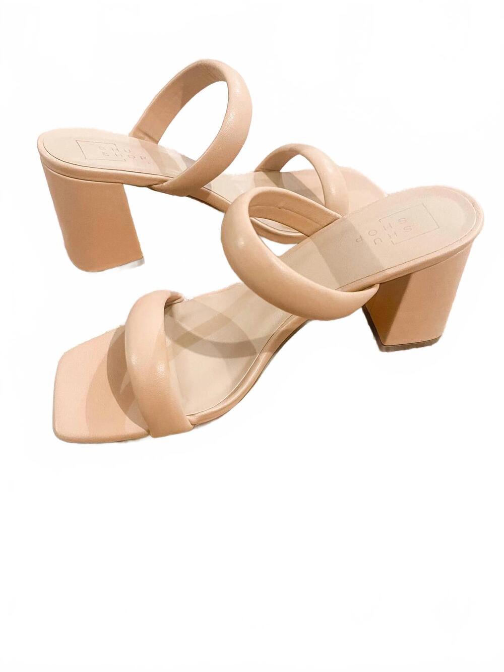 NEW SHU SHOP women's farah heels in nude